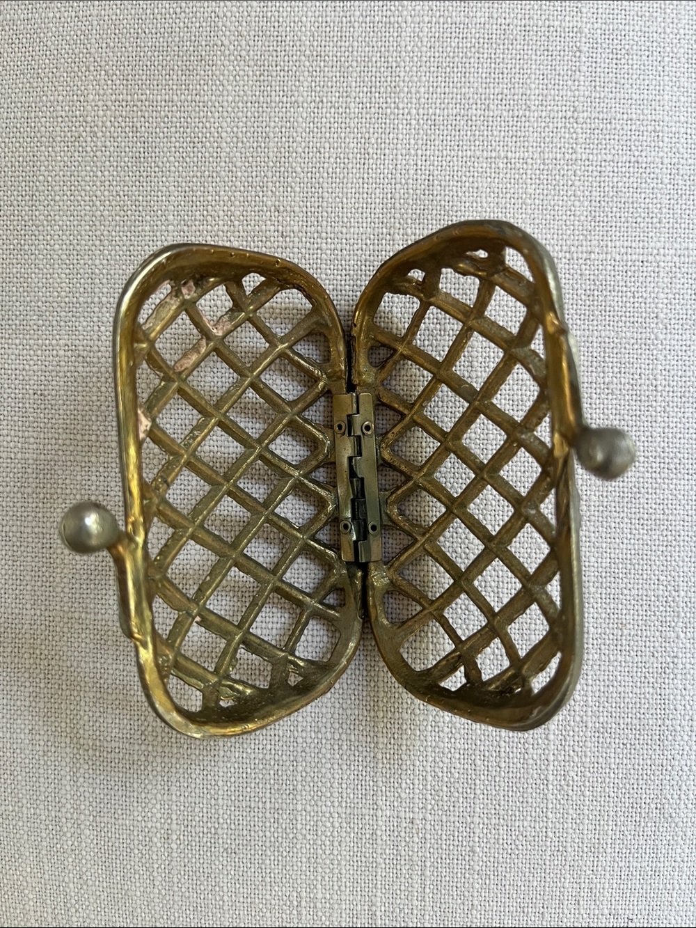 Vintage Metal Cage Purse - Picture 2 of 2